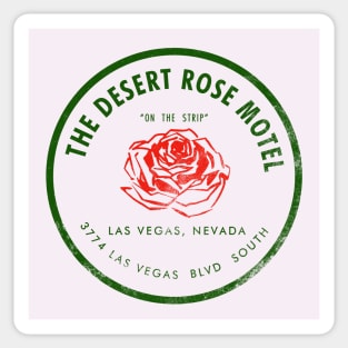 Vintage Desert Rose Inn Motel Las Vegas Sticker